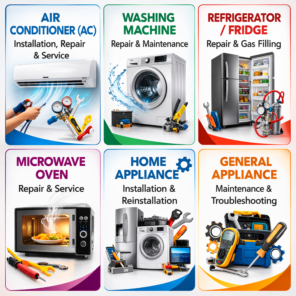 Air Conditioner (AC) Installation, Repair & Service
